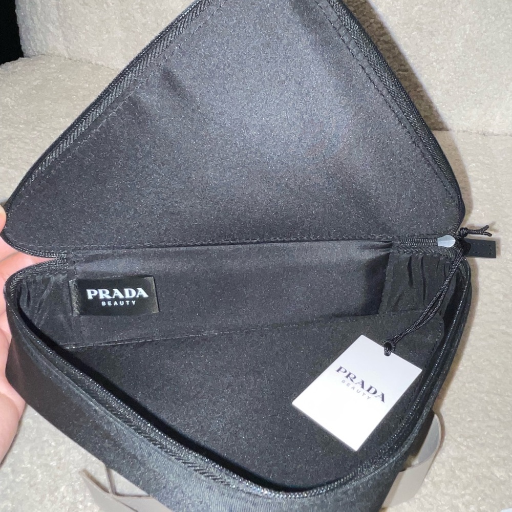 Prada Pink Triangle Pouch - Picture 5 of 14